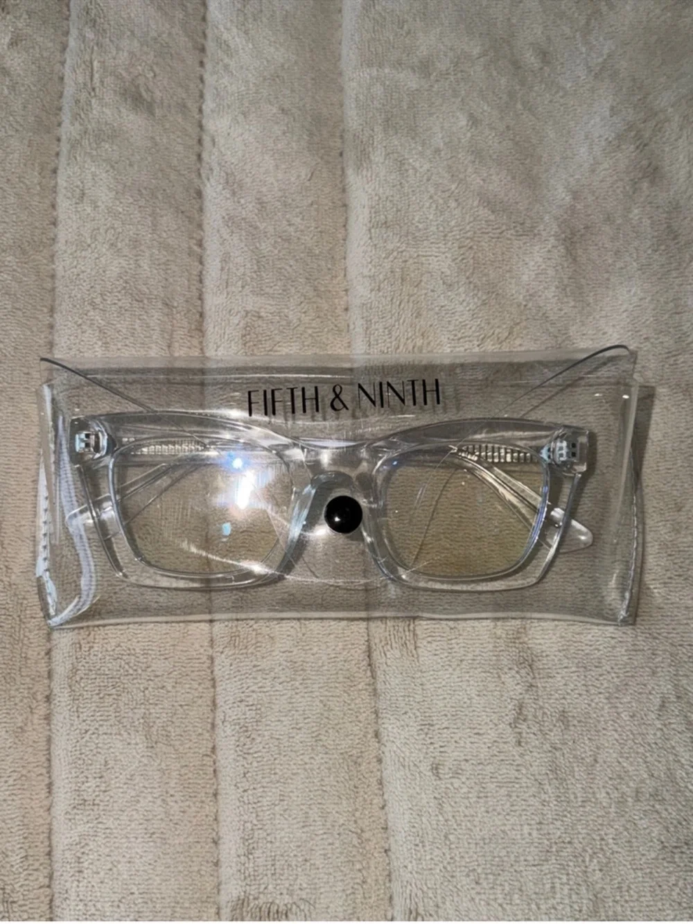 Anthropologie Helena, Blue Light Glasses, Clear Translucent Frame